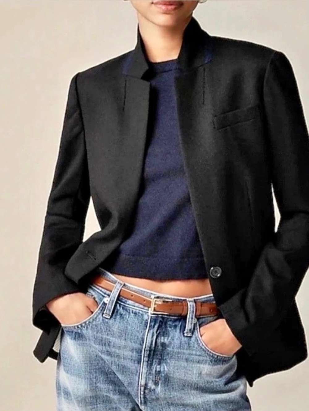 J.Crew Regent Blazer in Black Size 10 Like New
